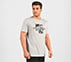 MARBLE  PRINT T SHIRT, CHARCOAL/LT. GRAY Apparel Bottom View