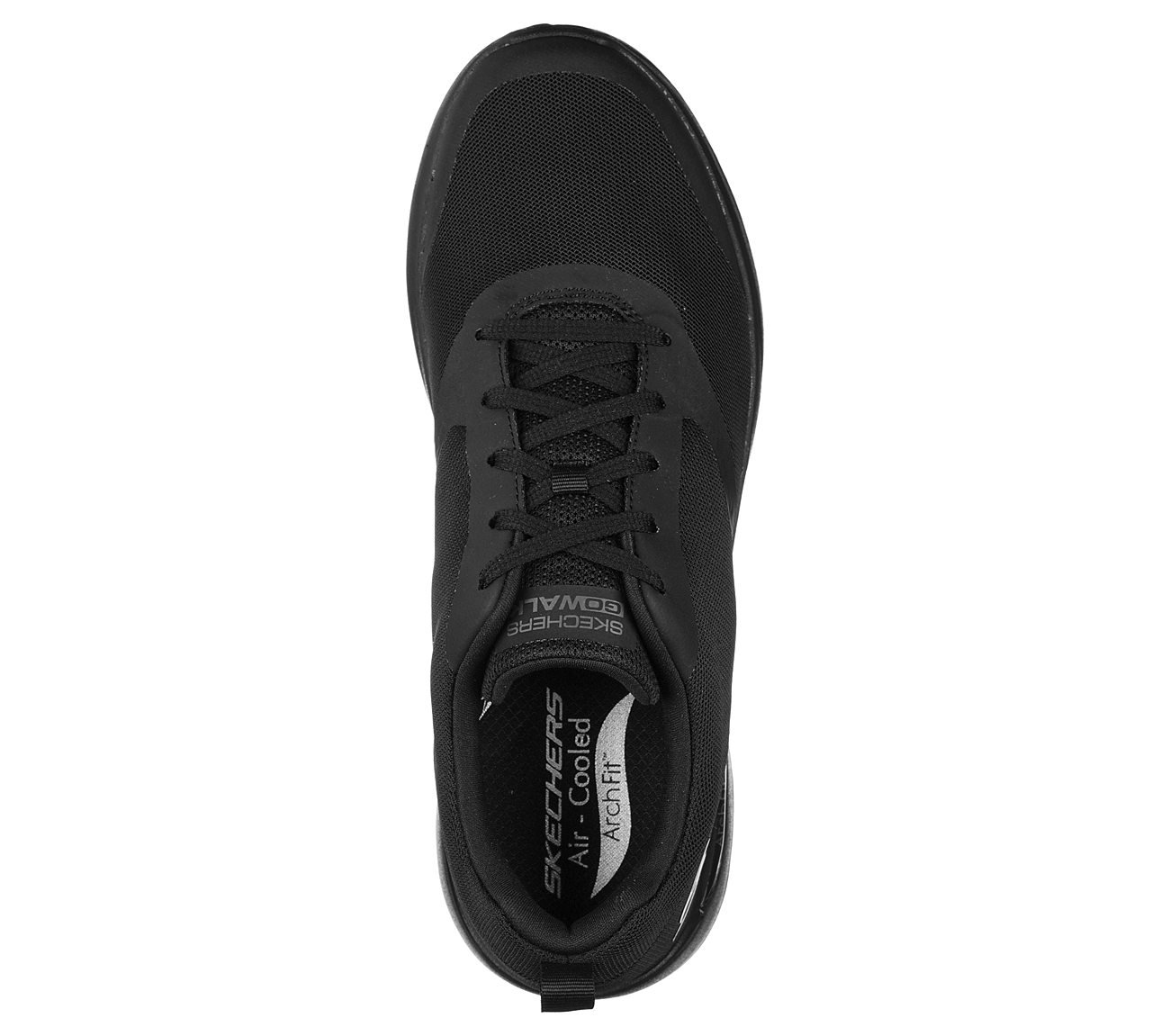 GO WALK ARCH FIT - SKY VAULT, BBLACK Footwear Top View