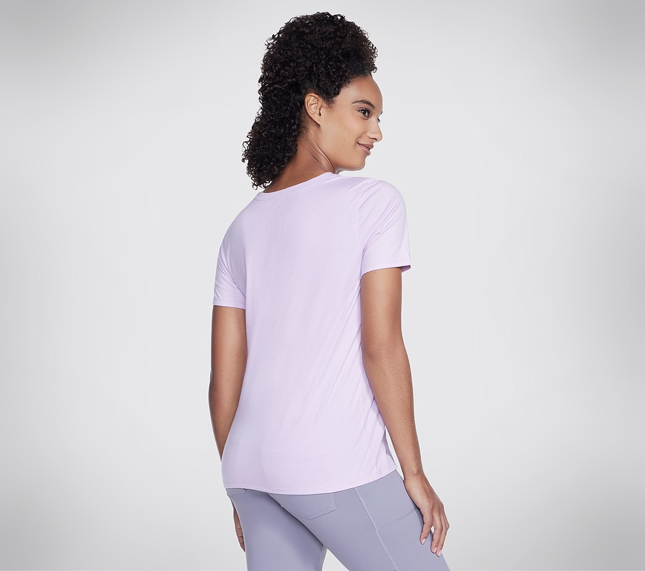 SKECHERS REPEAT T-SHIRT, BLACK/MULTI Apparels Top View