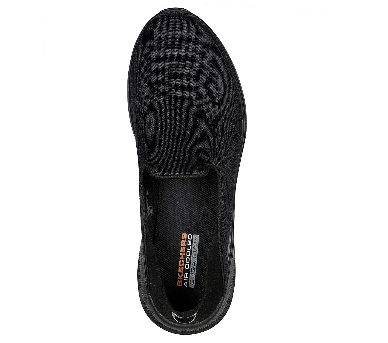 GO WALK 6 - TRAVERSE, BBLACK Footwear Top View