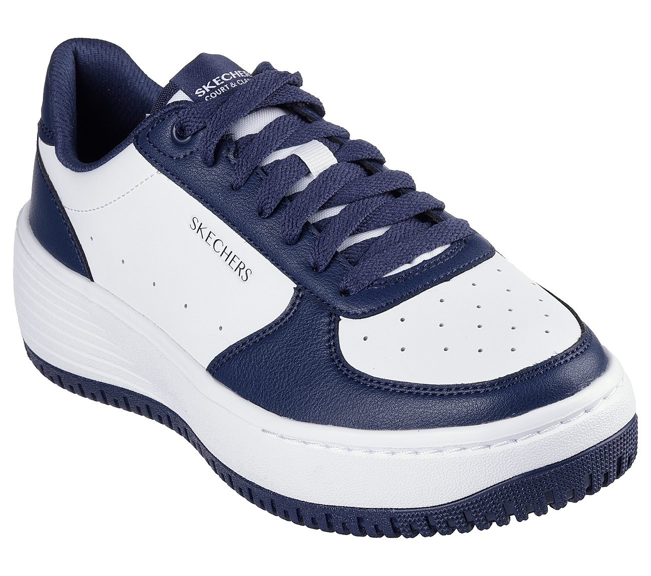 GRAND 92-STEADY WINNING, WHITE/NAVY Footwear Right View