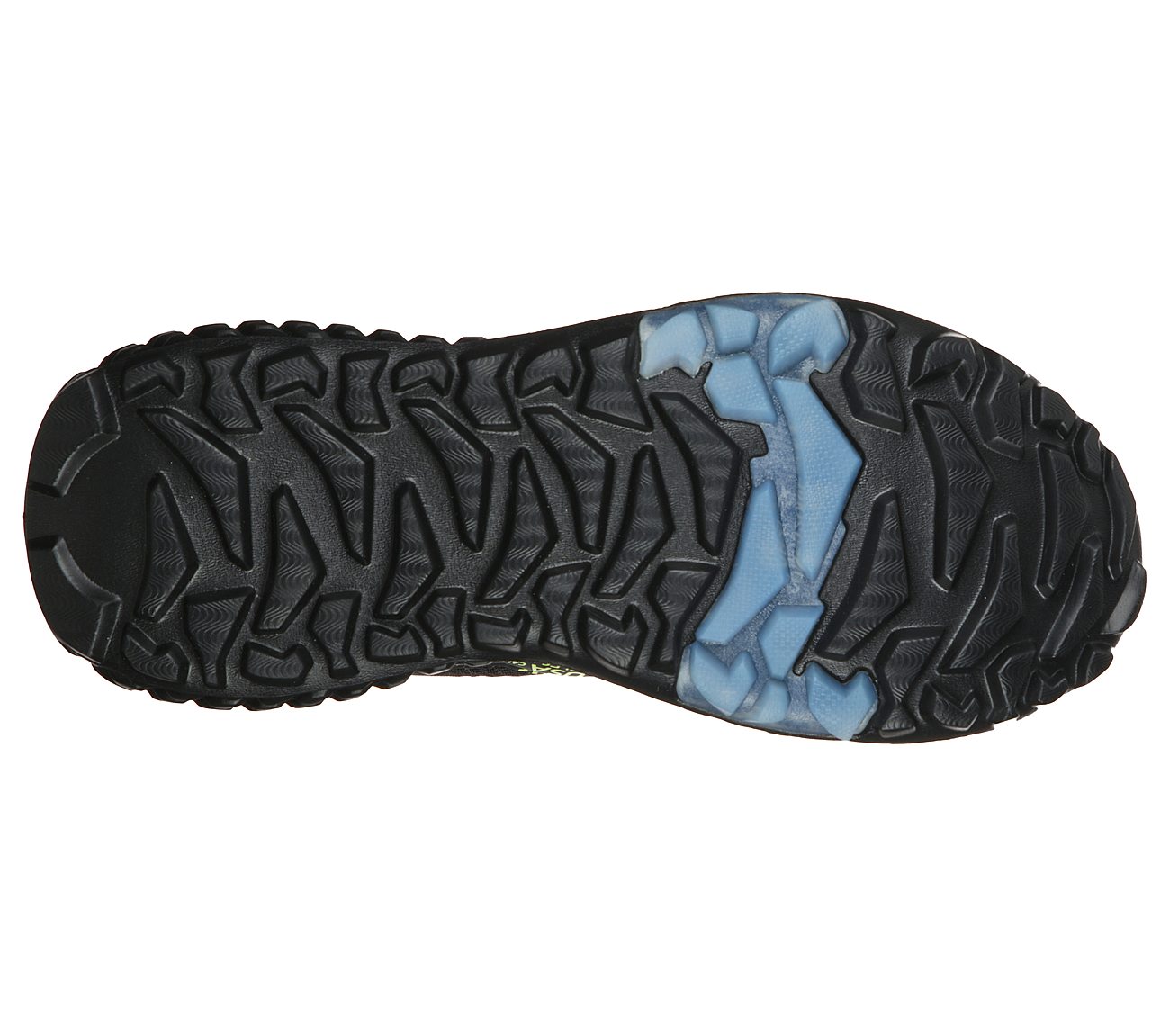 SKECHERS MONSTER - MASHTON, BLACK/LIME Footwear Bottom View