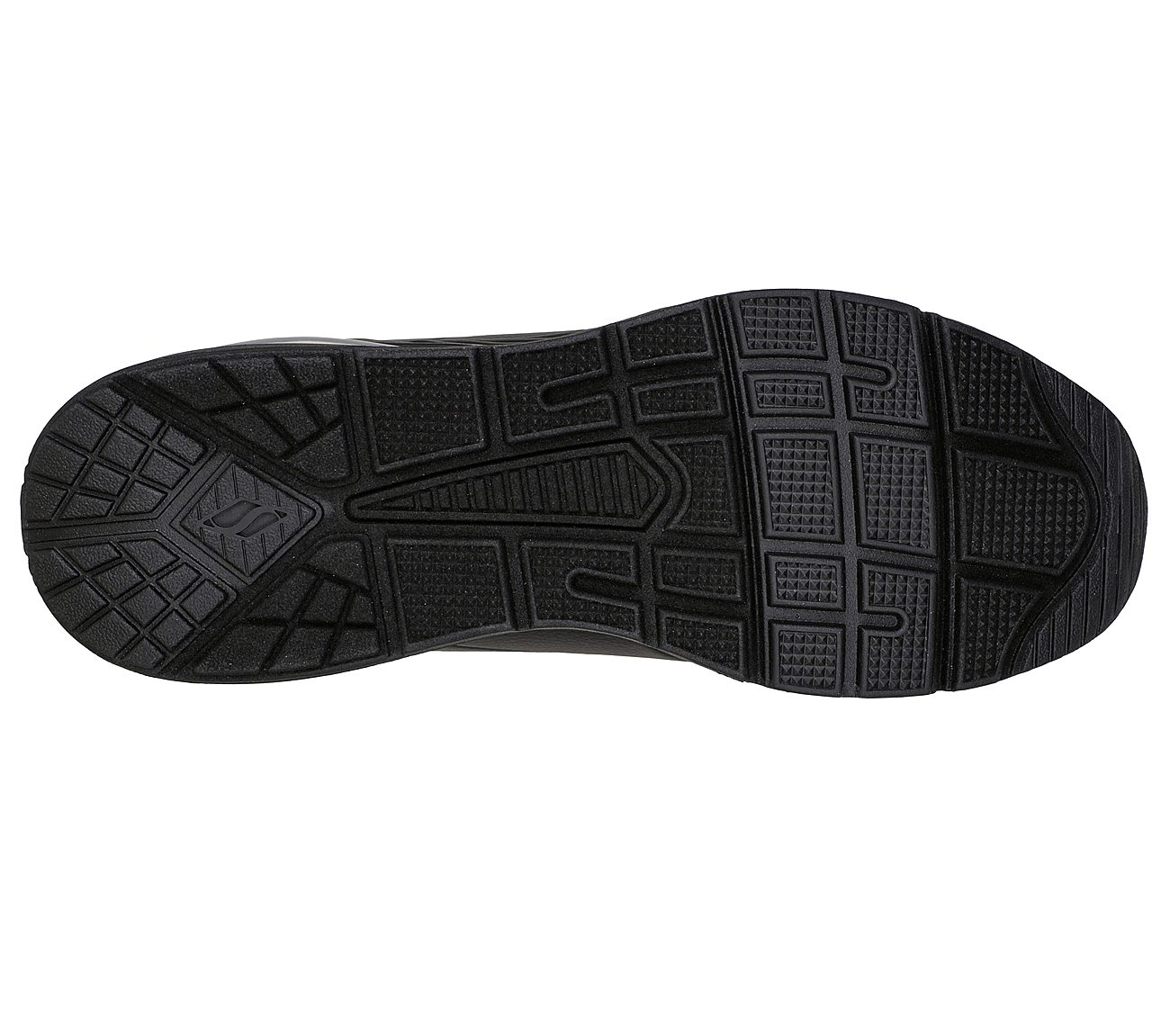 UNO 2, BLACK/ORANGE Footwear Bottom View