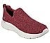 GO WALK FLEX - VELLA, BBURGUNDY Footwear Lateral View