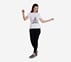 STUD EMBELLISHED ROUND NECK TSHIRT, WWWHITE Apparel Left View