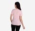 SKECHERS METALLIC LOGO T-SHIRT, WWWHITE Apparel Bottom View