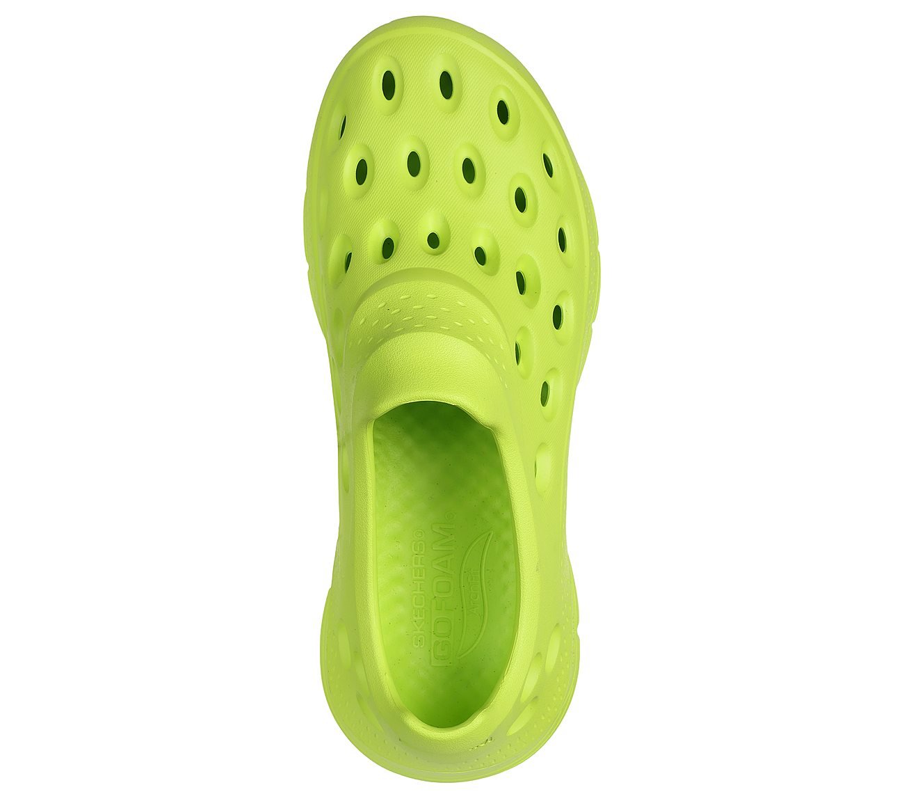 ARCH FIT GO FOAM 1, LIME Footwear Top View