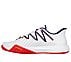 SKECHERS VIPER COURT RALLY, WHITE/NAVY/RED Footwear Left View