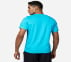 GORUN RAZOR S/S TEE, LIGHT BLUE/TURQUOISE Apparels Bottom View