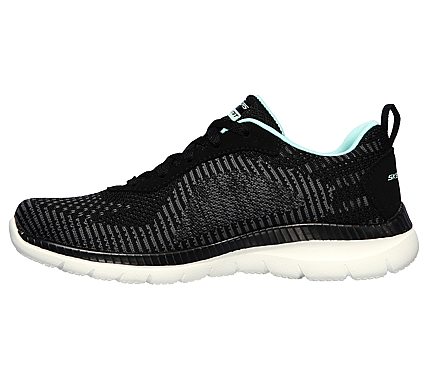 BOUNTIFUL-PURIST, BLACK/TURQUOISE Footwear Left View