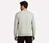 FRONT LINEAR BRANDING SWEATSHIRT, CHARCOAL/LT. GRAY