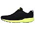 GO RUN PURE 2, BLACK/LIME Footwear Left View