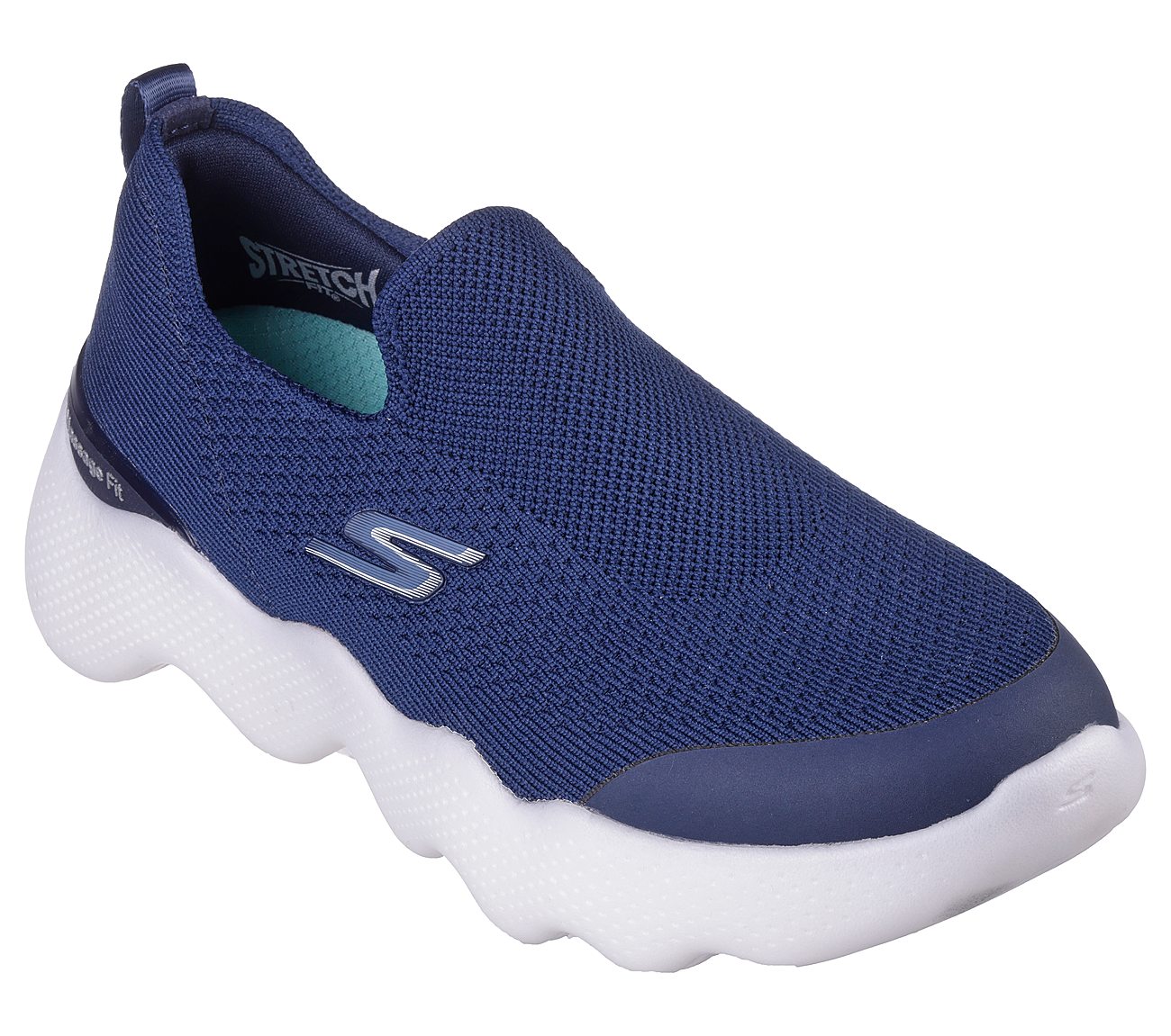 GO WALK MASSAGE FIT - TIDAL, NNNAVY Footwear Right View