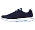 GO WALK 5 - EXQUISITE, NAVY/AQUA Footwear Left View