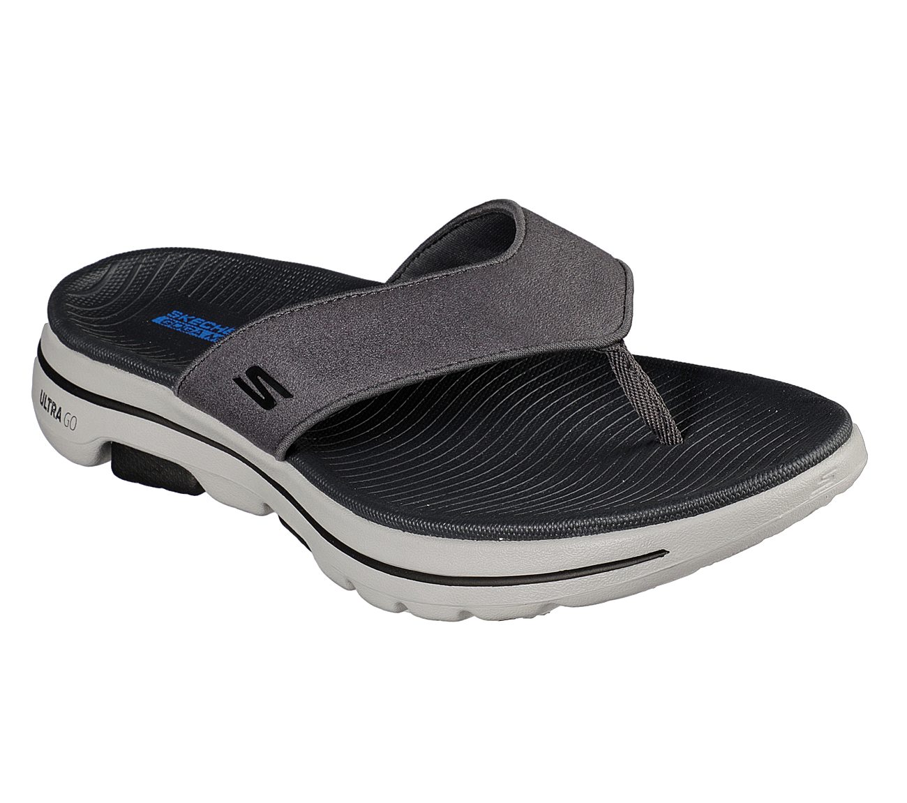 GO WALK 5 - VARSON, CCHARCOAL Footwear Lateral View