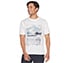 WAVE BREAK T-SHIRT, WWWHITE Apparels Lateral View