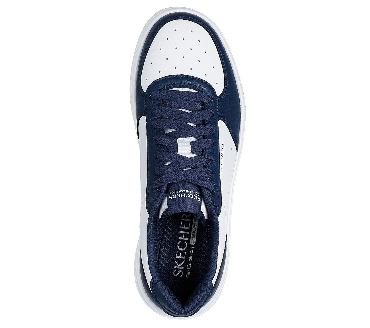 GRAND 92-STEADY WINNING, WHITE/NAVY Footwear Top View