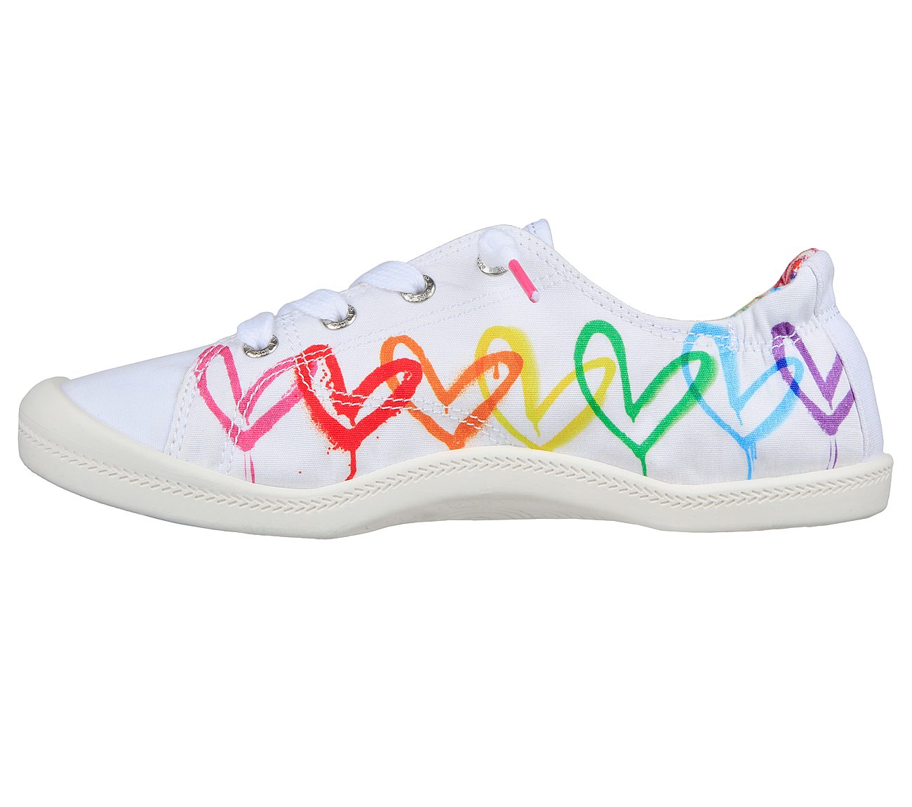 BEACH BINGO-LUV ALMIGHTY, WHITE/MULTI Footwear Left View