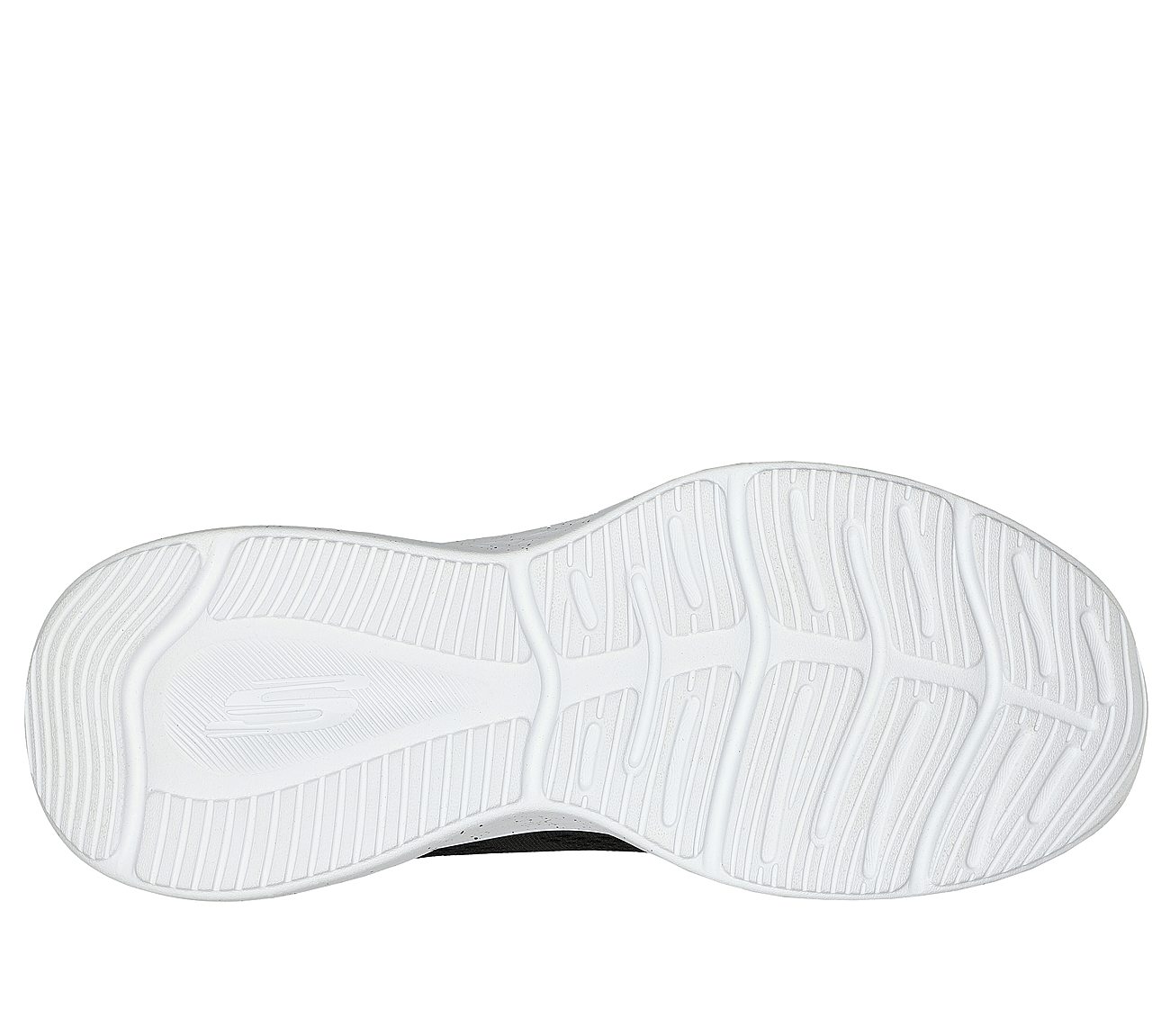 SKECH-LITE PRO - BROADSIDE, BLACK/WHITE Footwear Bottom View