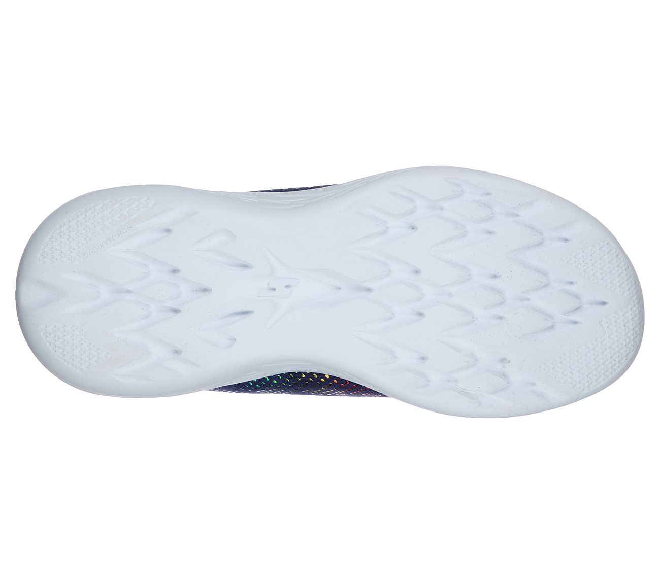GO RUN 600 - SHIMMER SPEEDER, NAVY/MULTI Footwear Bottom View