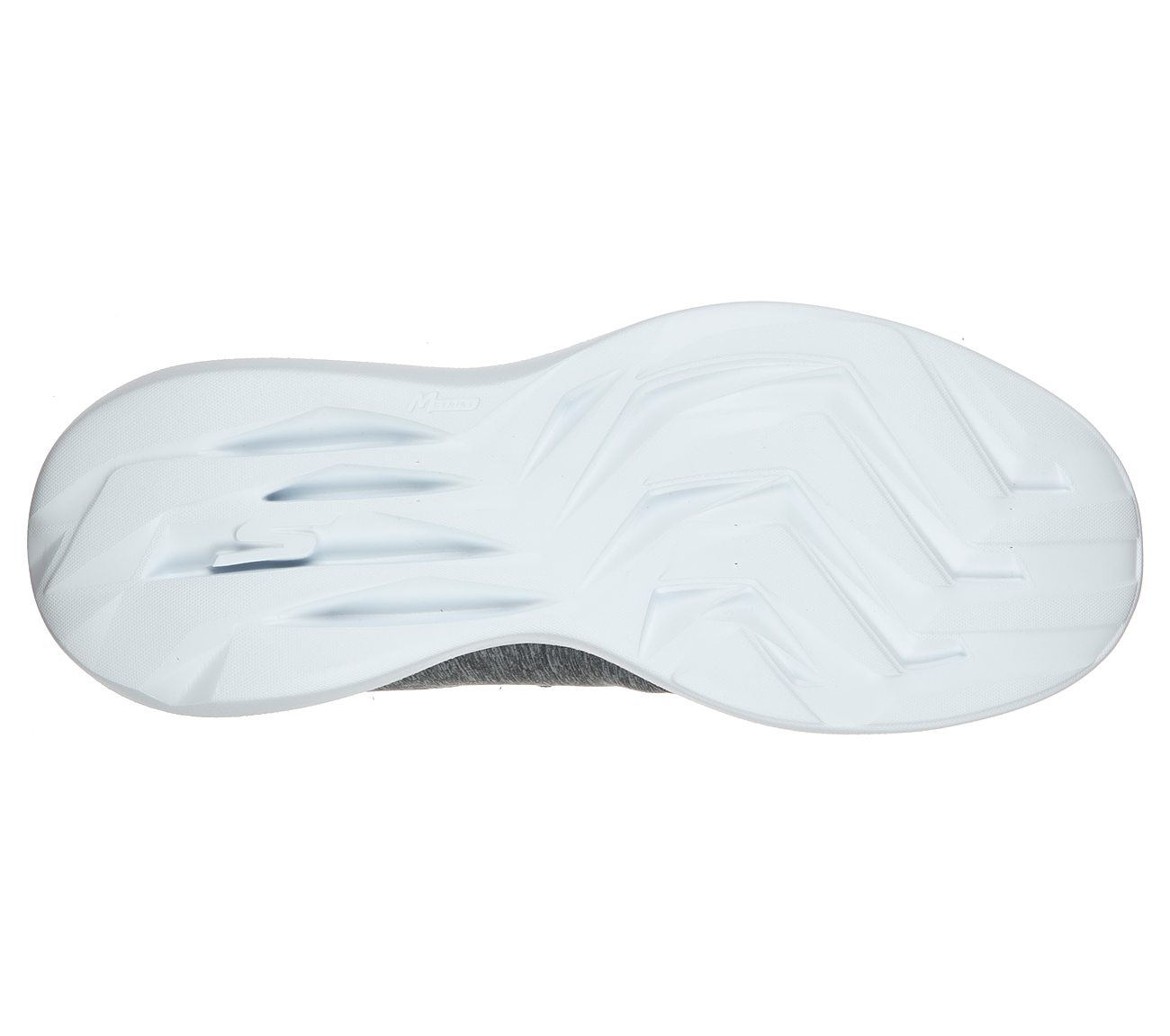 GO RUN FAST - ALULIGHT, GREY/WHITE Footwear Bottom View