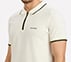 MULTI TONE TIPPING POLO, WHITE
