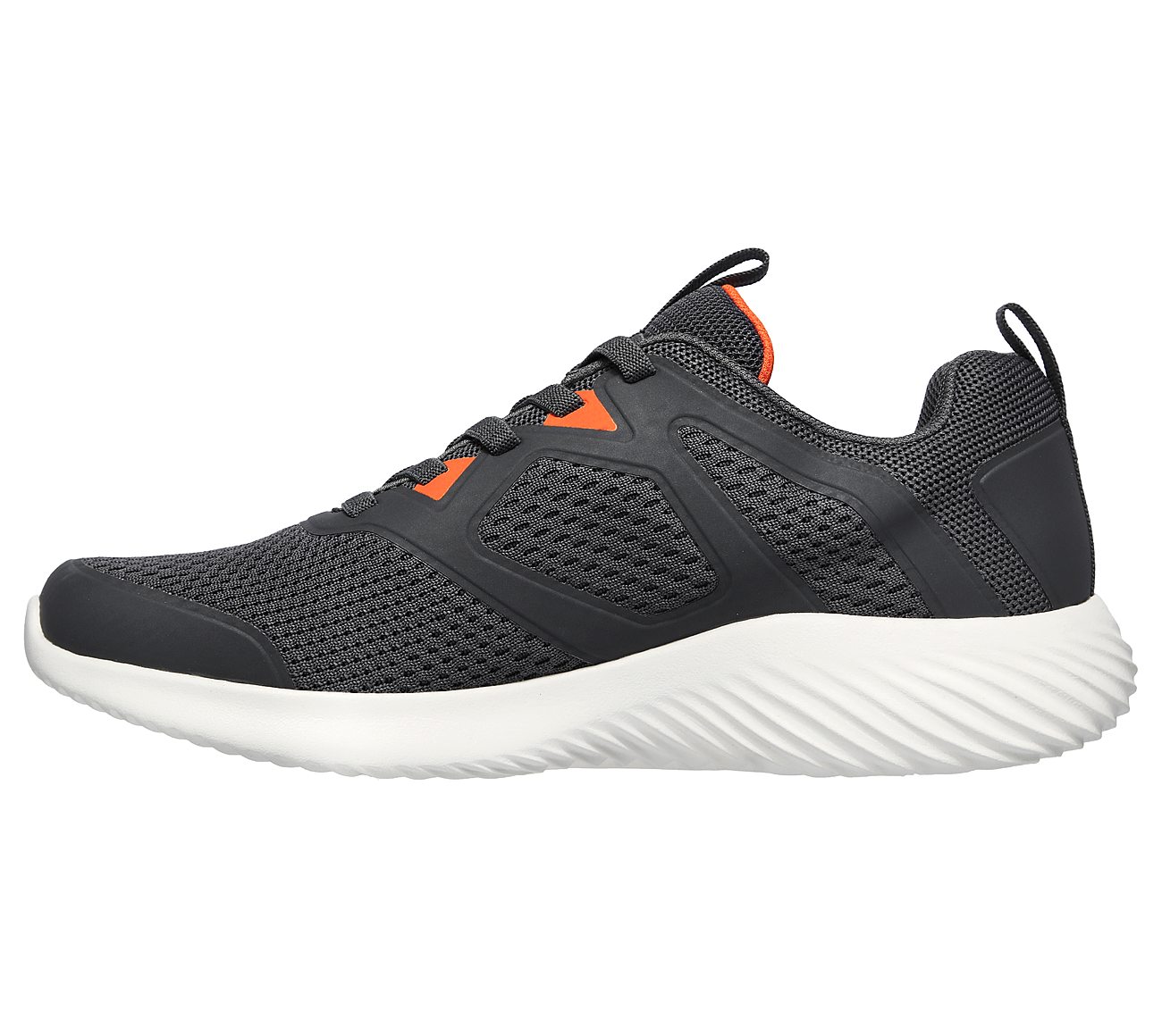 BOUNDER-HIGH DEGREE, CHARCOAL/ORANGE Footwear Left View