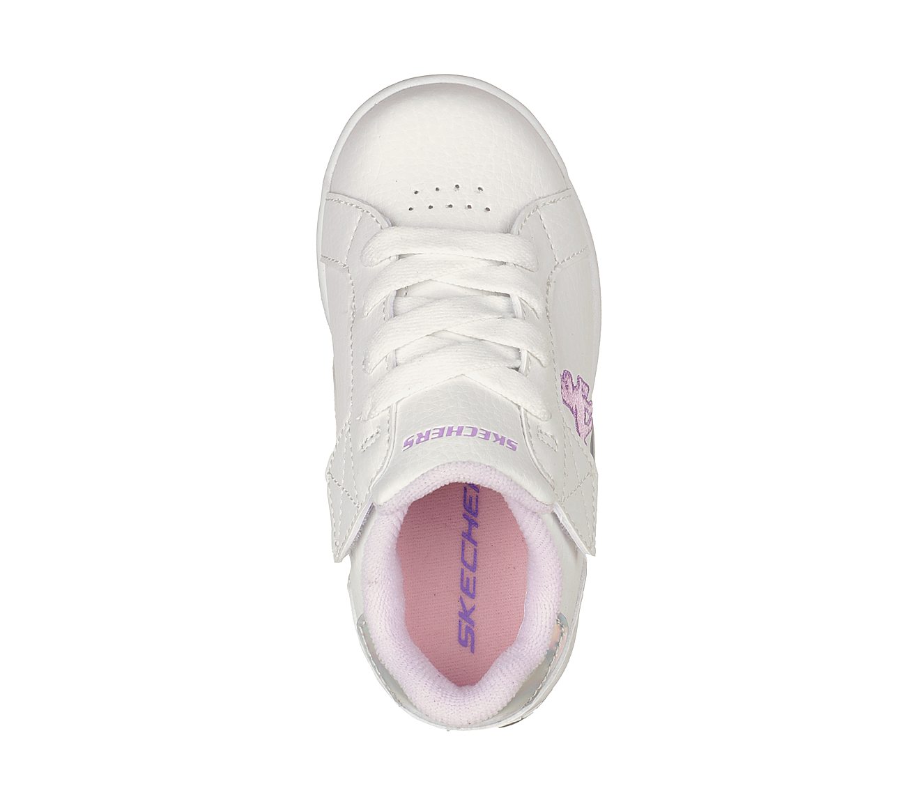 E-PRO-LIL UNICORN, WHITE/PINK Footwear Top View