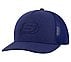 EMBOSSED TRUCKER HAT, NAVY/BLUE