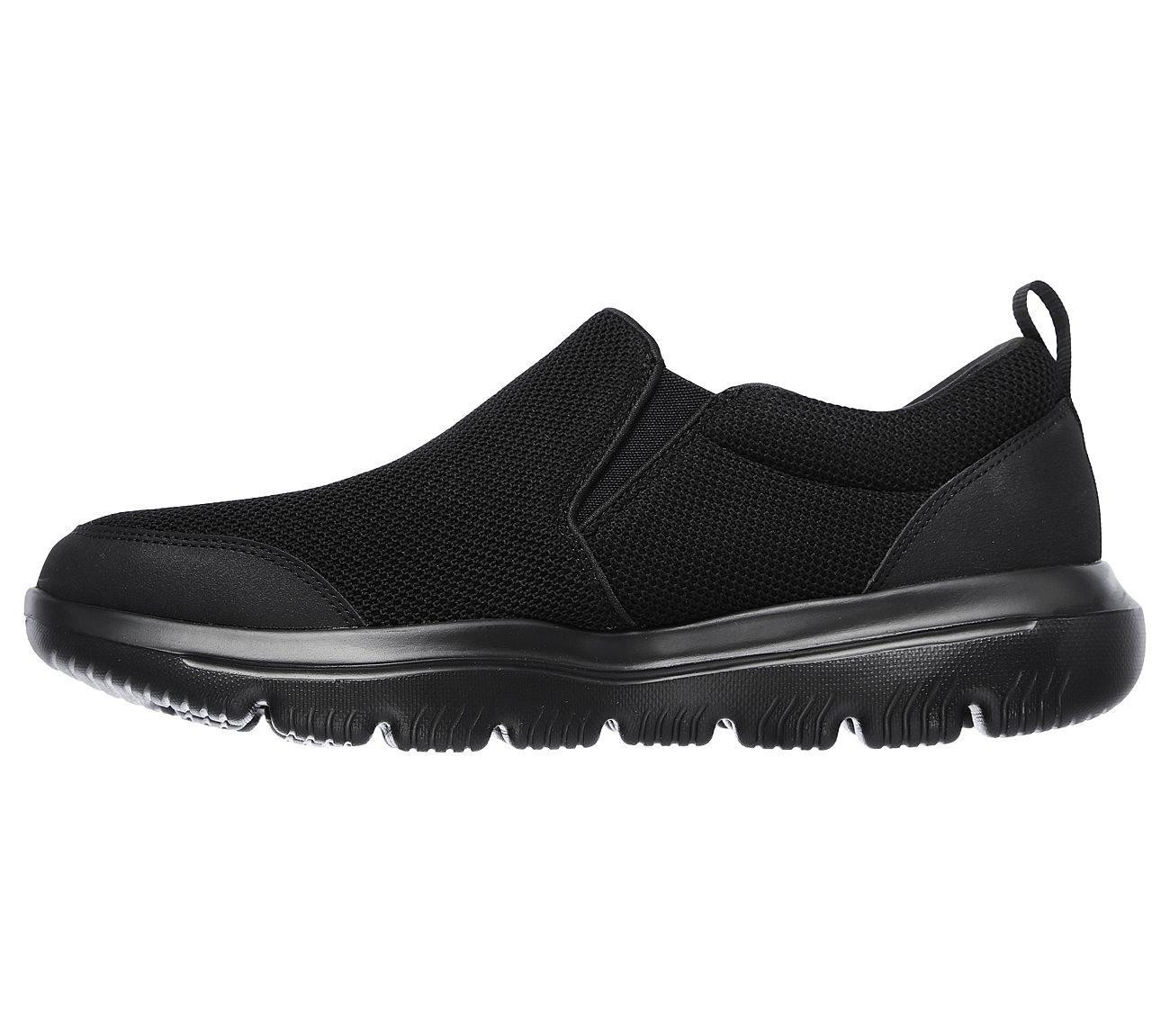 GO WALK EVOLUTION ULTRA-SPLIN, BBLACK Footwear Left View