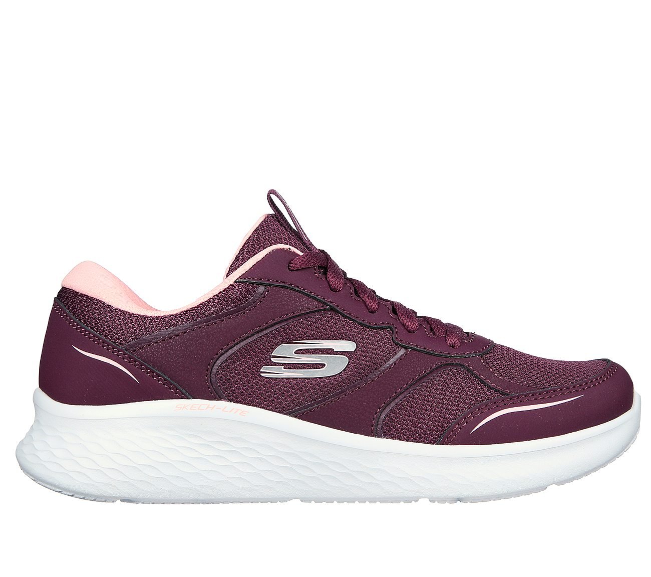 SKECH-LITE PRO-HIGH JOURNEY, PLUM Footwear Lateral View