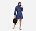 MONOGRAM TRENCH COAT, ROYAL/YELLOW