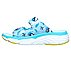 MAX CUSHIONING SANDAL - WILD, AQUA/MULTI Footwear Left View