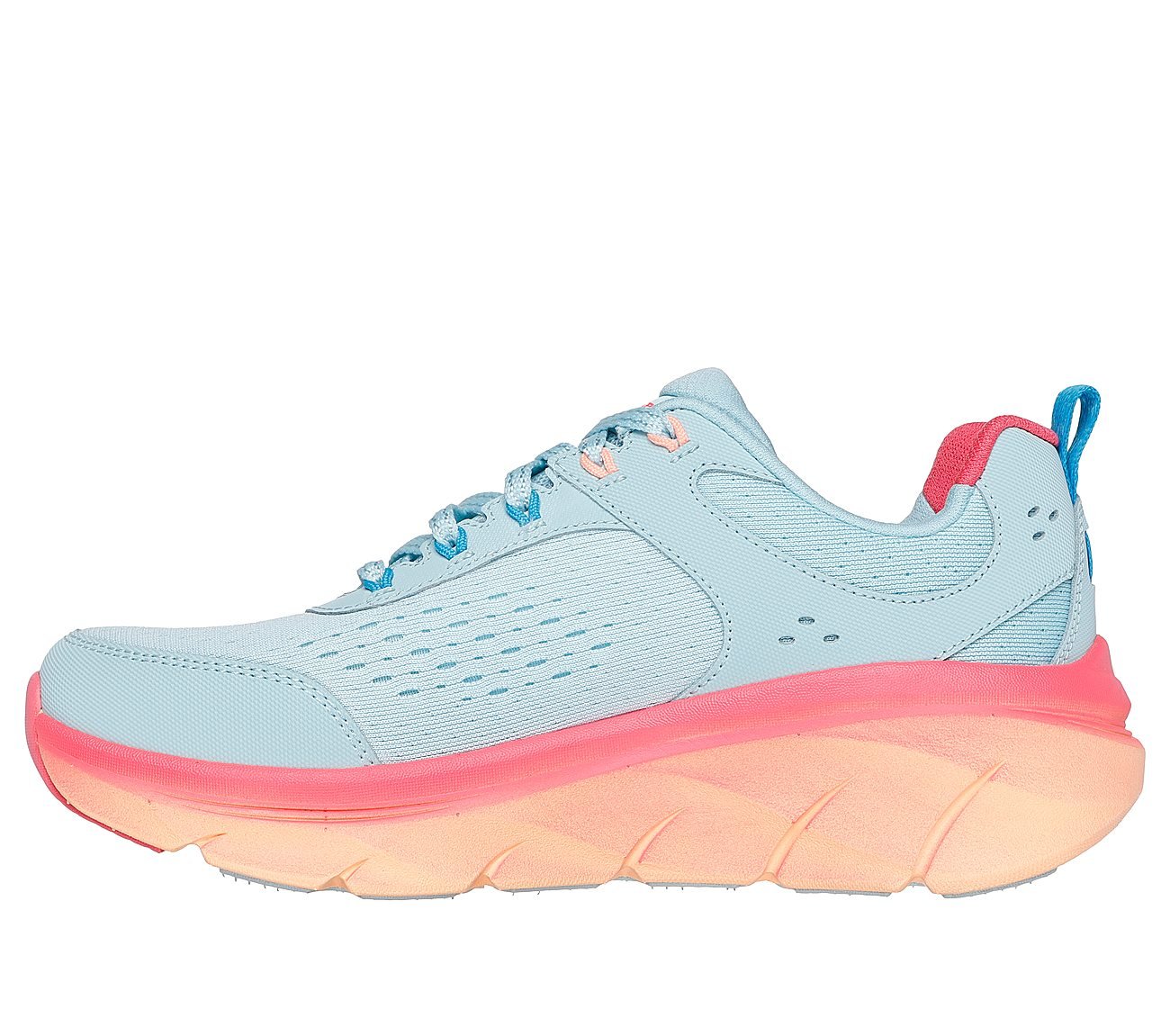 D'LUX WALKER 2.0-NEON SITES, AQUA/MULTI Footwear Left View