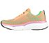 MAX CUSHIONING ELITE, ORANGE/LIME Footwear Left View