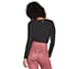 GODRI SERENE WRAP TOP, BBBBLACK