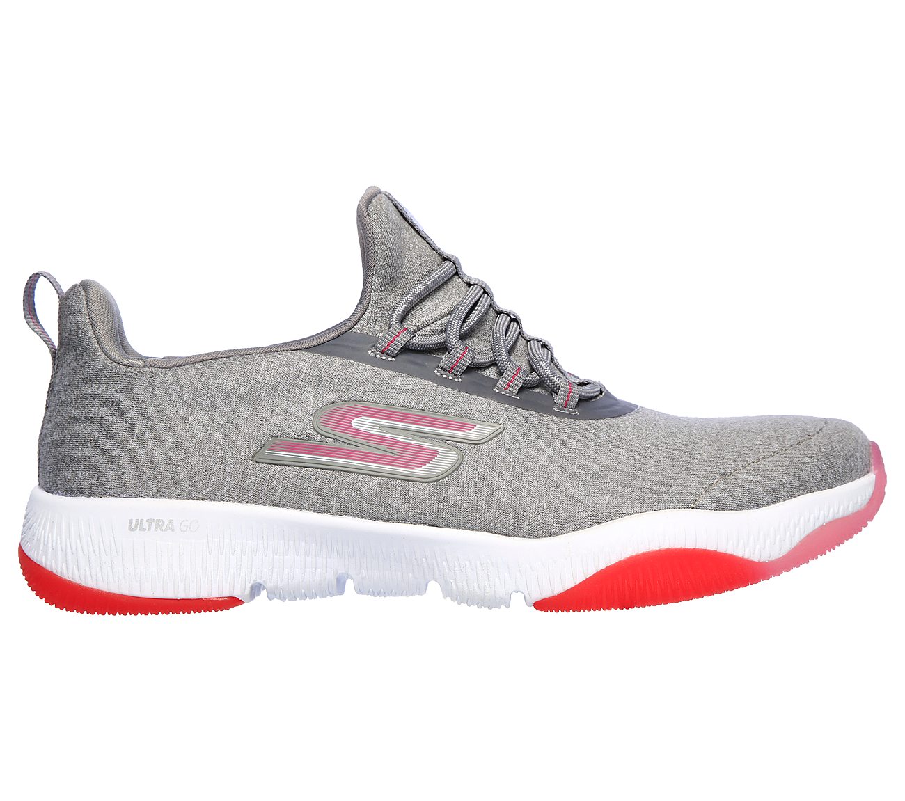 GO RUN TR- EXCEPTION, GREY/PINK Footwear Right View