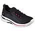 GO WALK ARCH FIT - CLANCY, BLACK/HOT PINK Footwear Right View