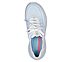 ULTRA FLEX-TWILIGHT TWINKLE, WHITE/LIGHT BLUE Footwear Top View