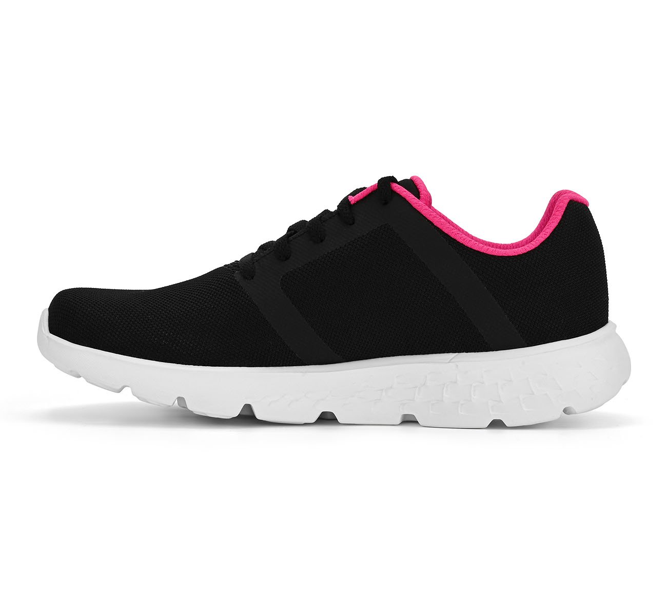 GO RUN 400, BLACK/PINK Footwear Left View