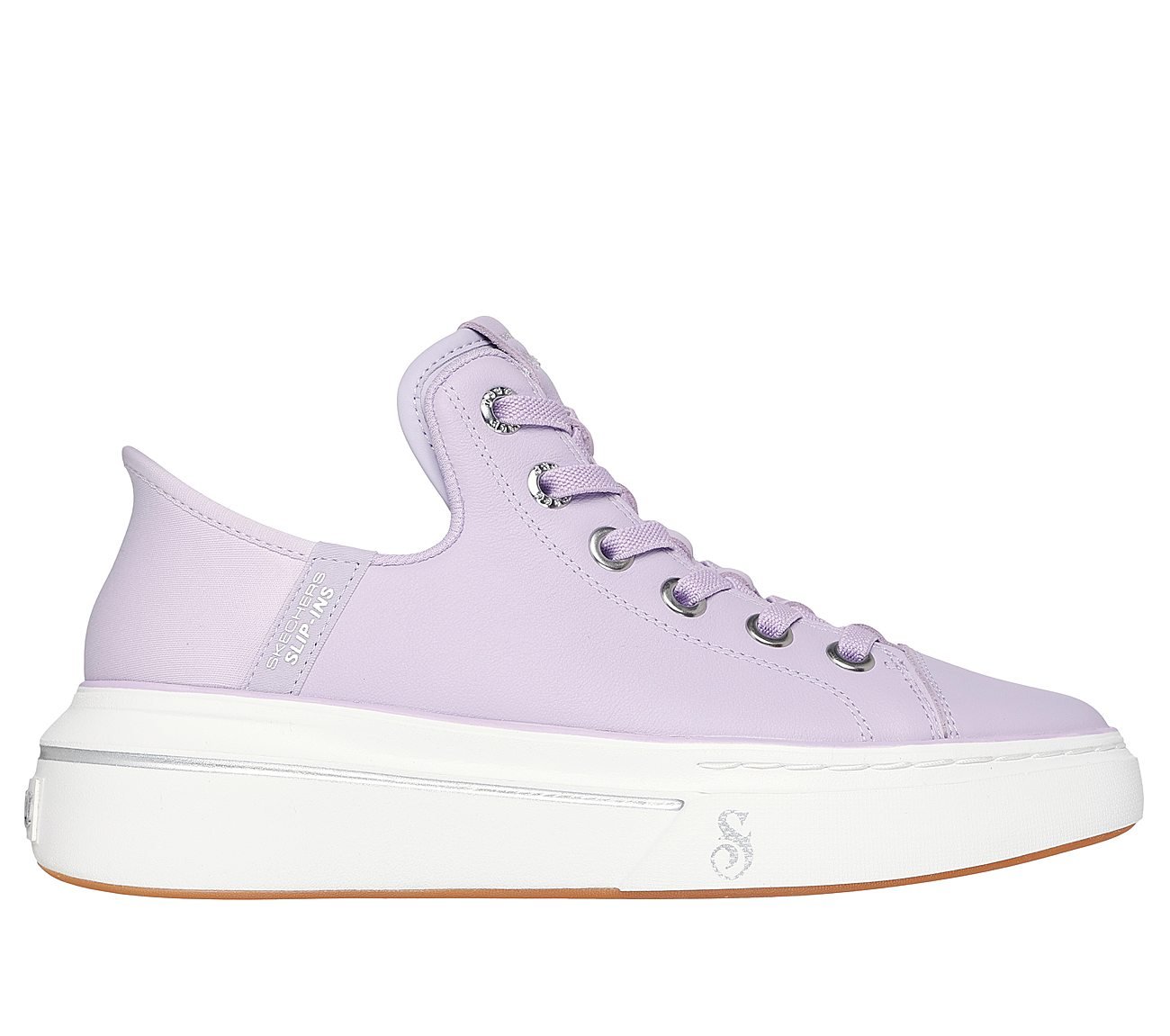 SNOOP ONE-OG LEATHER, LAVENDER Footwear Lateral View