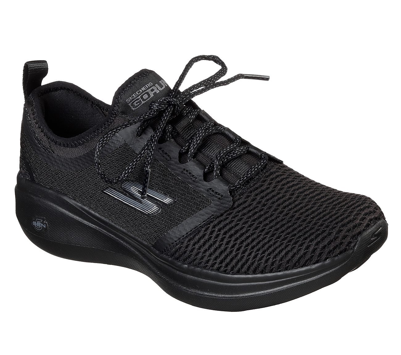 GO RUN FAST -, BBLACK Footwear Lateral View