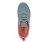 BOBS SQUAD CHAOS, BLUE/CORAL Footwear Top View