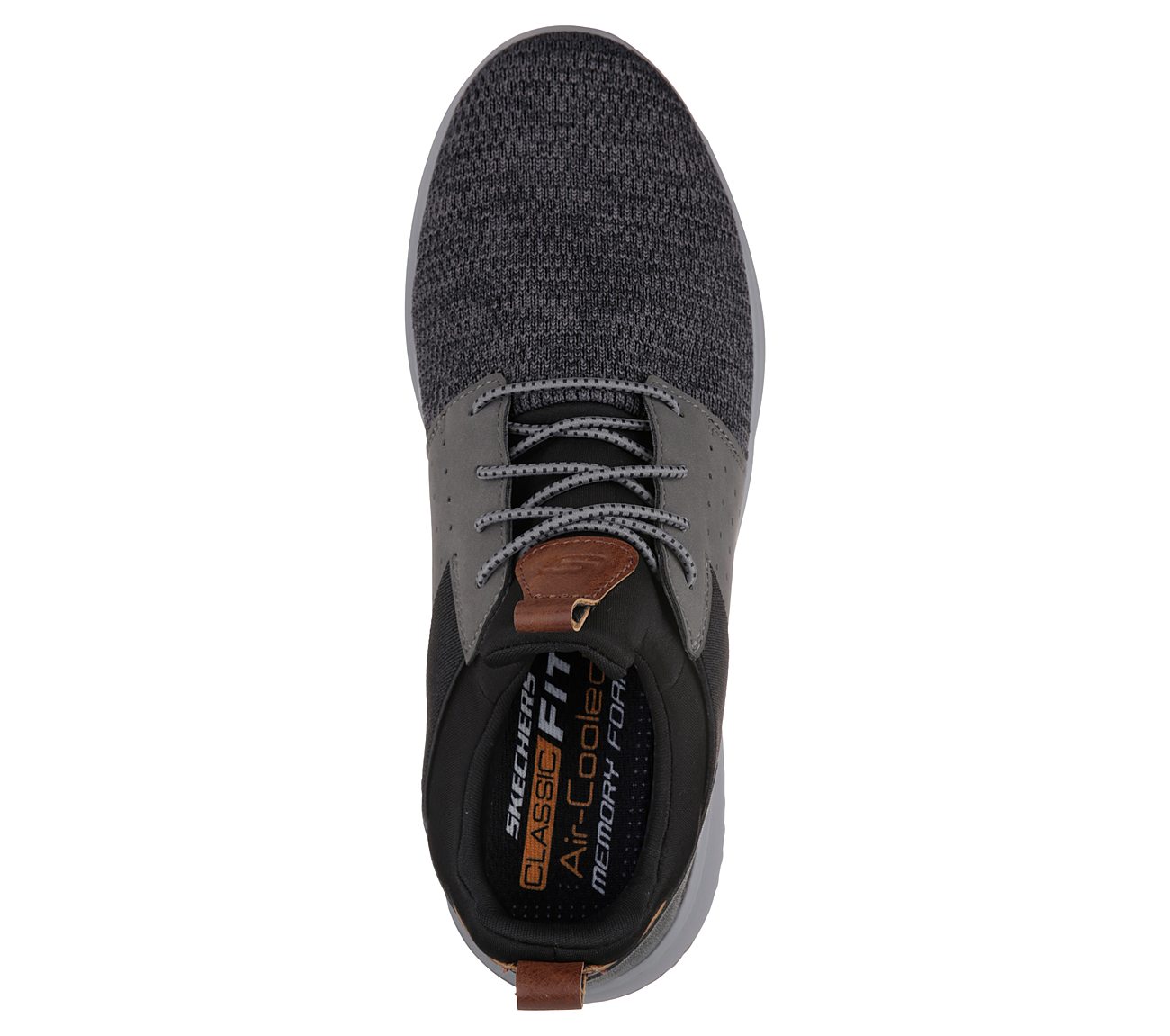 DELSON- CAMBEN, BLACK/GREY Footwear Top View