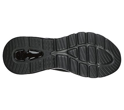 GO WALK AIR-AIRFLOW, BBLACK Footwear Bottom View