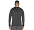 ON THE ROAD HOODED LS, BLACK/CHARCOAL Apparel Top View