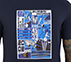 MI FAN GRAPHIC T-SHIRT, Navy Blue Apparel Right View