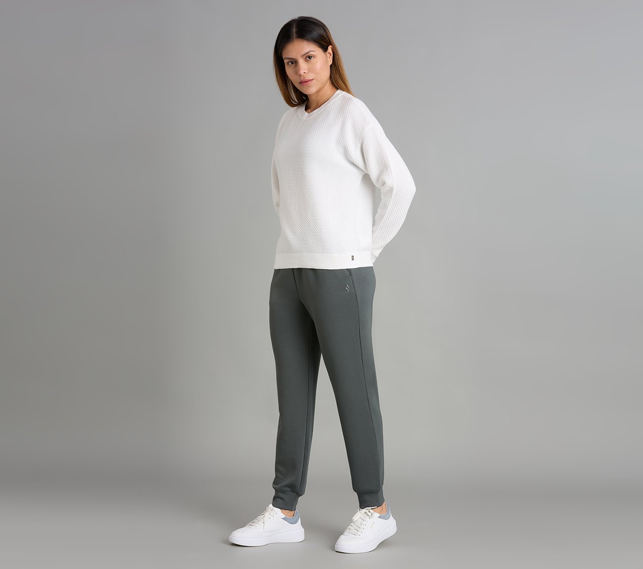 FLATKNIT FULL SLEEVE TEE, WHITE