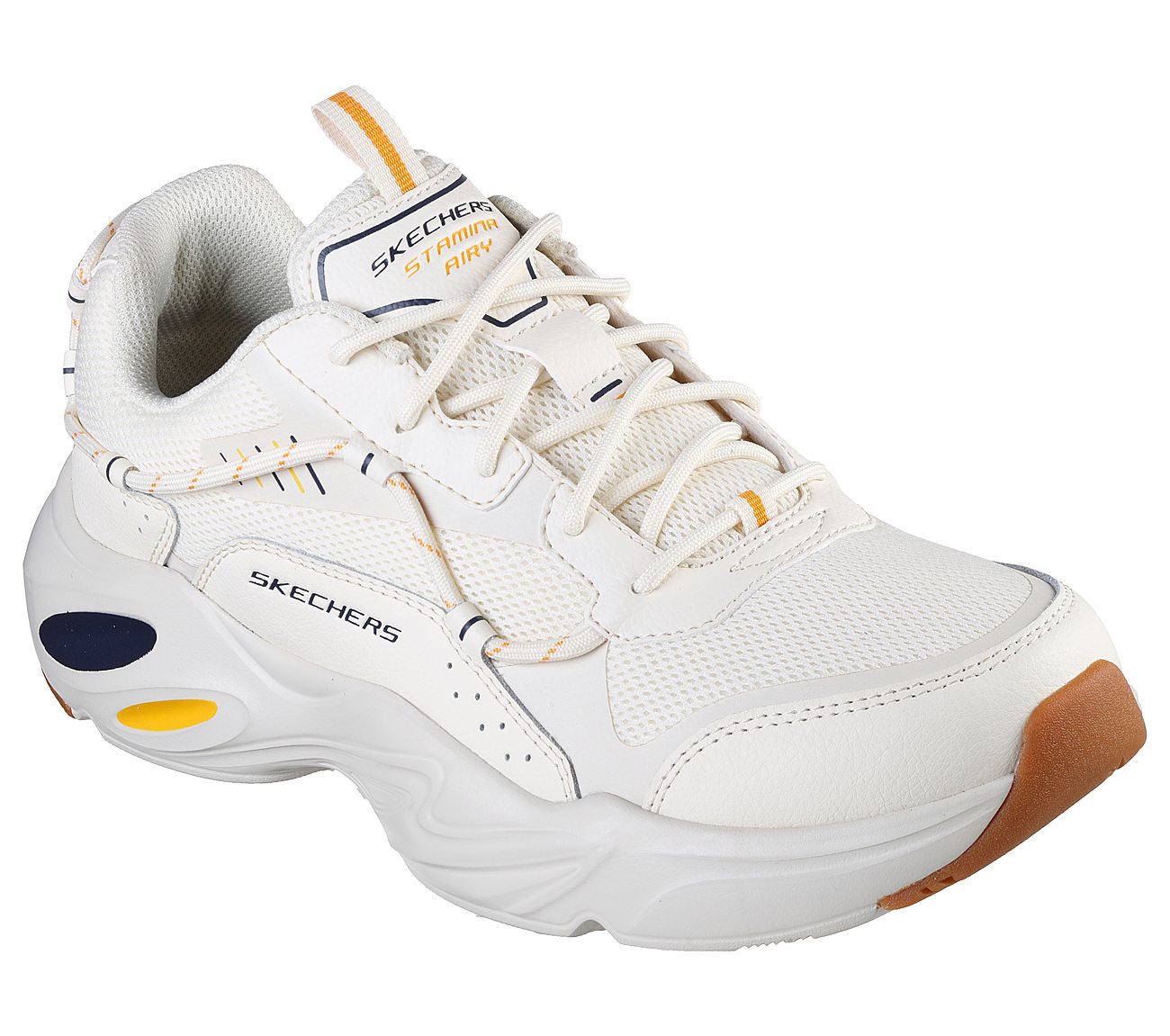 STAMINA AIRY-HIGH WIND, OFF WHITE Footwear Lateral View