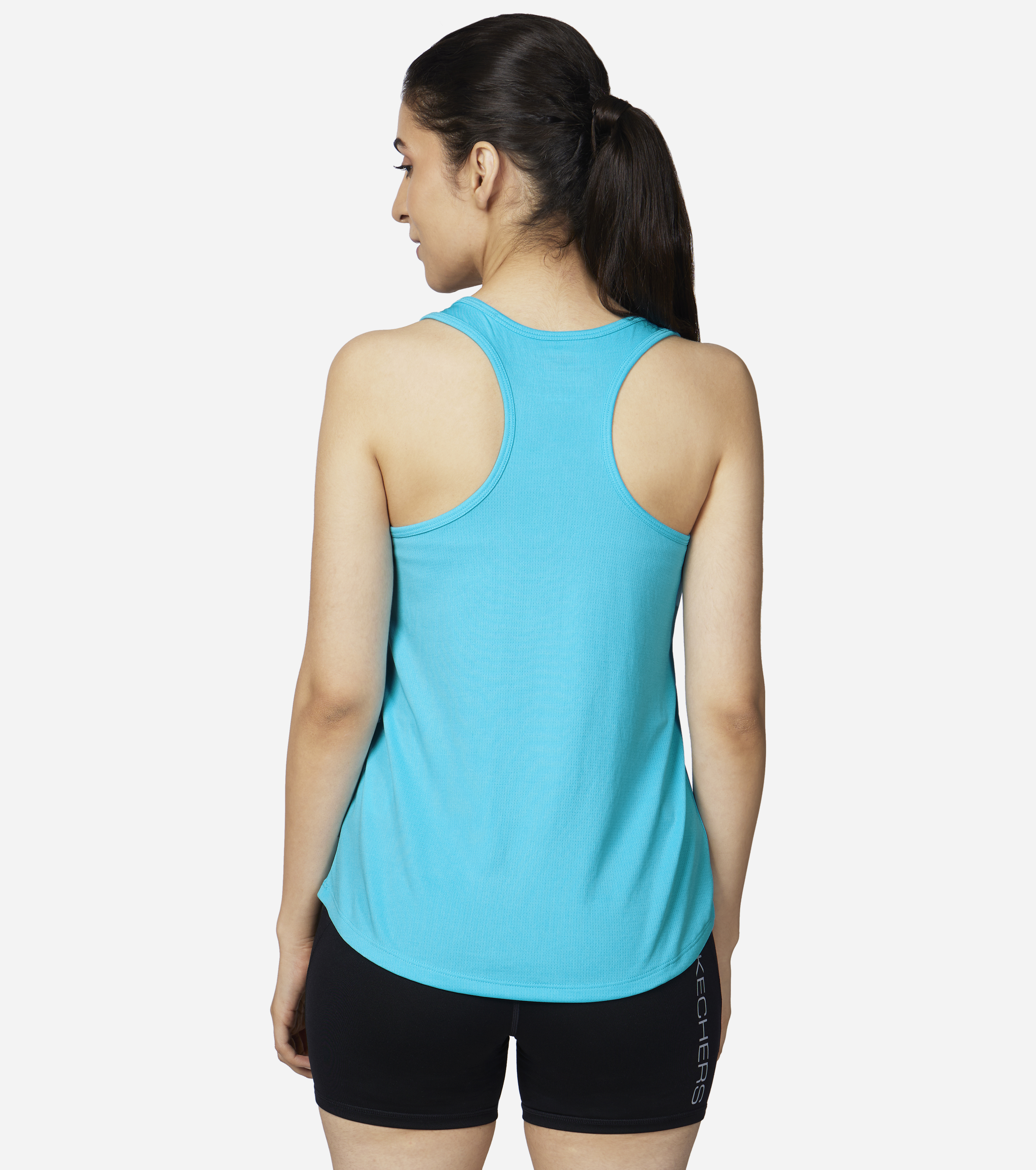 ELITE RACER TANK, LIGHT BLUE/TURQUOISE Apparels Bottom View